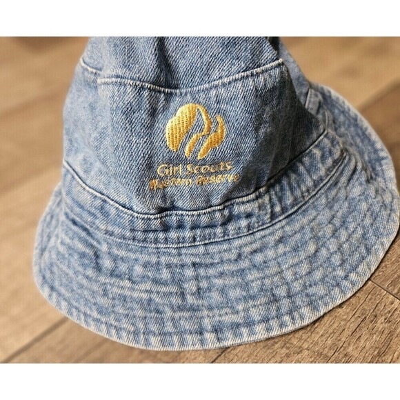 Girl Scout Vintage Denim Bucket Hat - Picture 2 of 6
